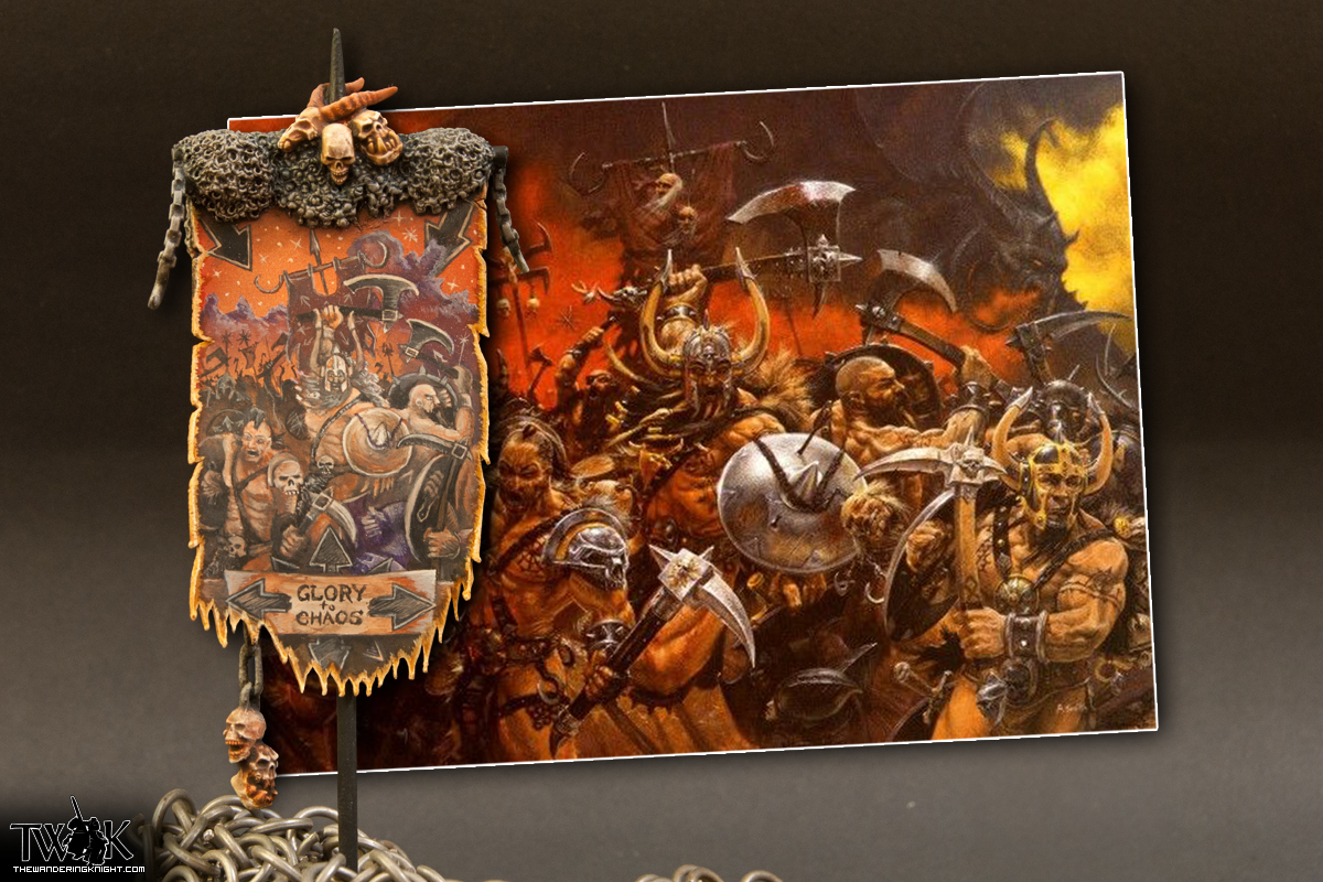 Chaos Marauders Banner  | 6th edition | by Giorgio | Chaos | Freehand | Realm of&nbsp;Chaos | Warhammer 