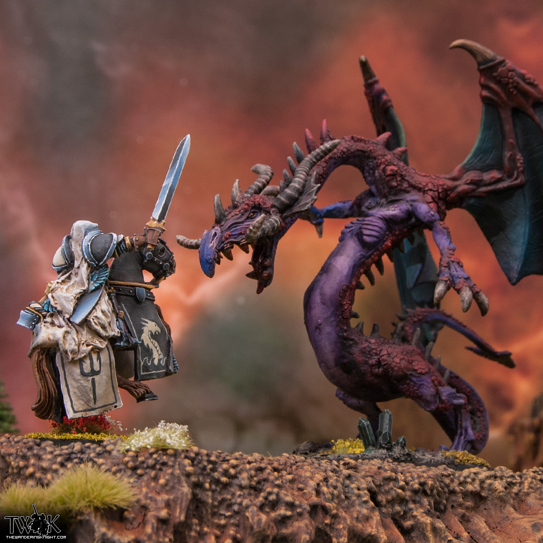 lotharius fight dragon | by Amarell | The Wandering Knight | Warhammer lotharius fight dragon | by Amarell | The Wandering Knight | Warhammer